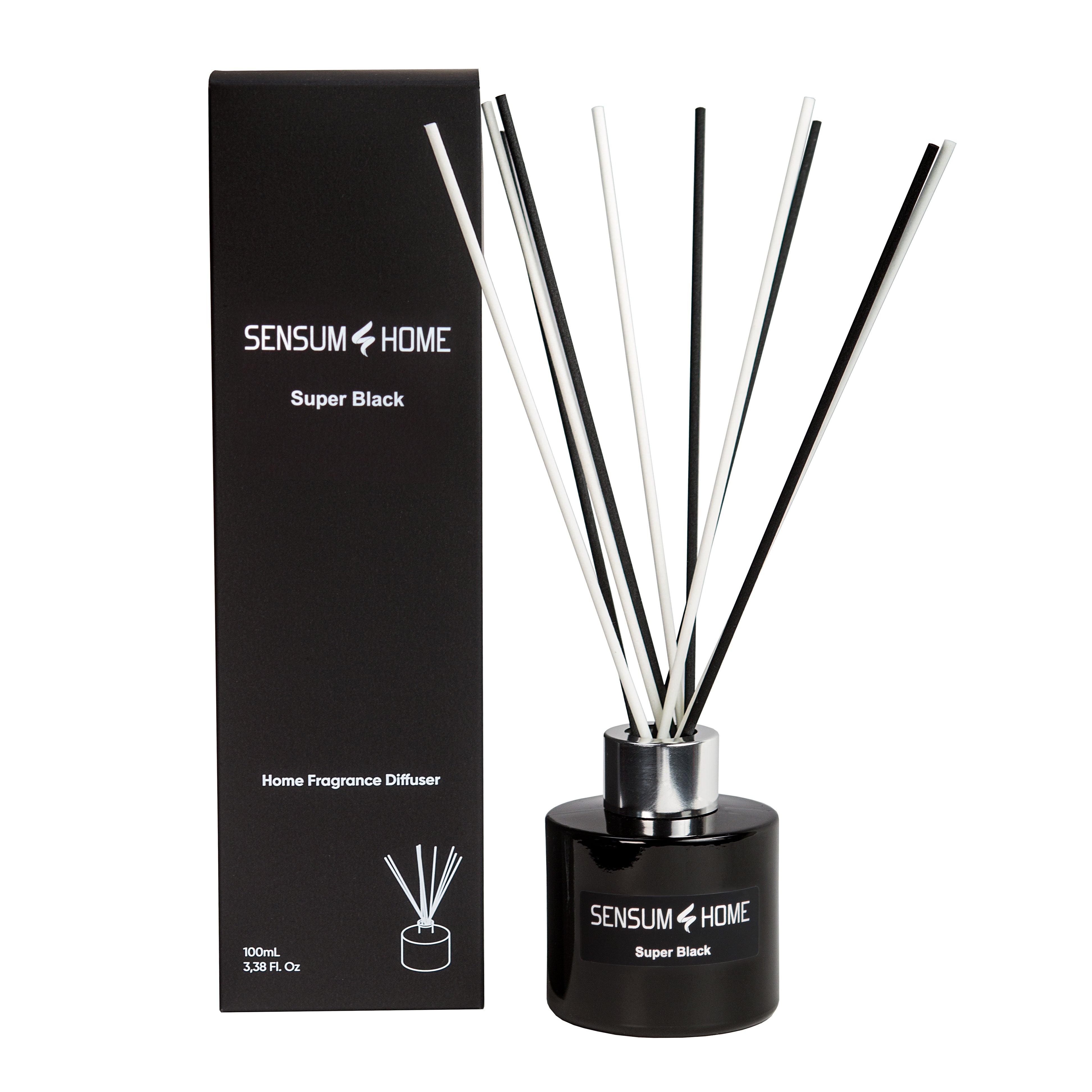 SENSUM HOME Reed Diffuser - SUPER BLACK