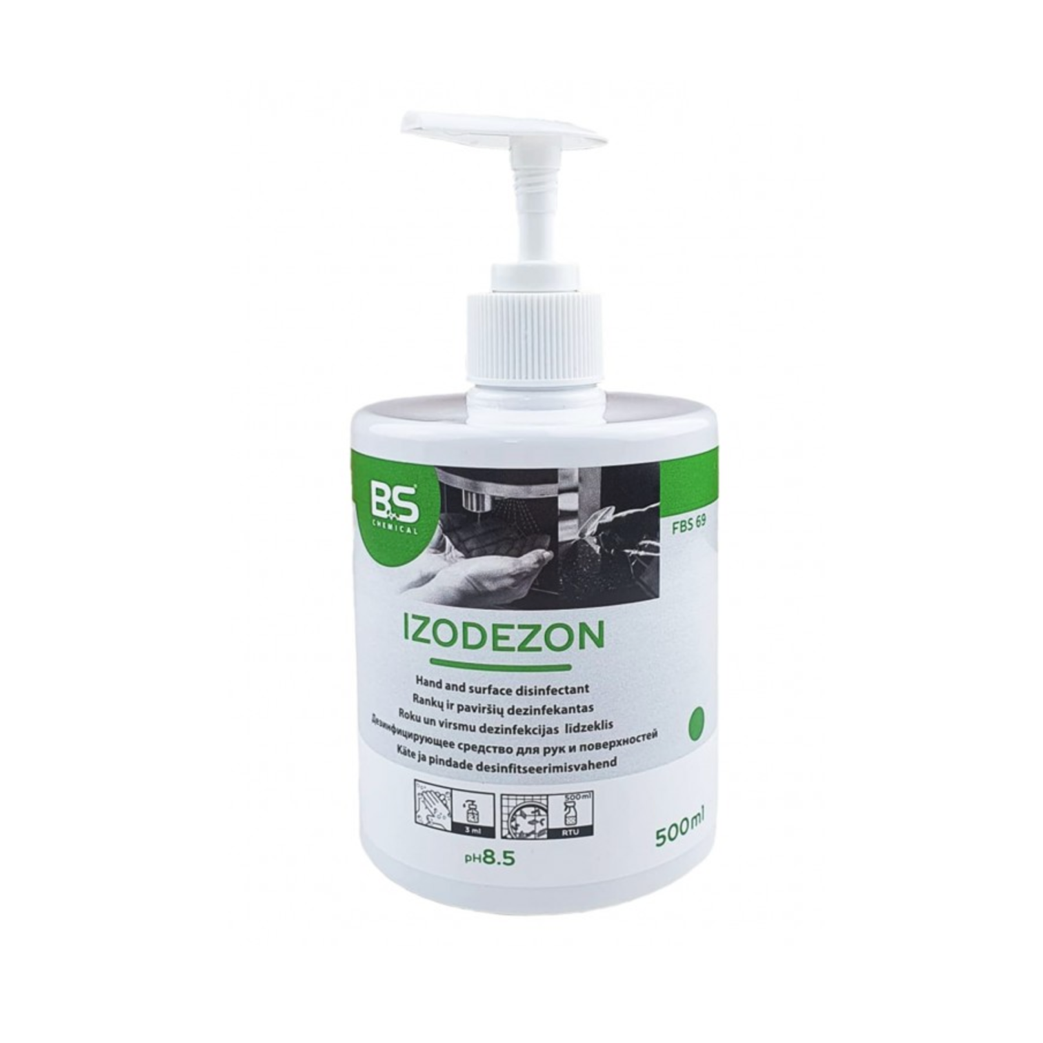 Hand and surface disinfectant 500ml